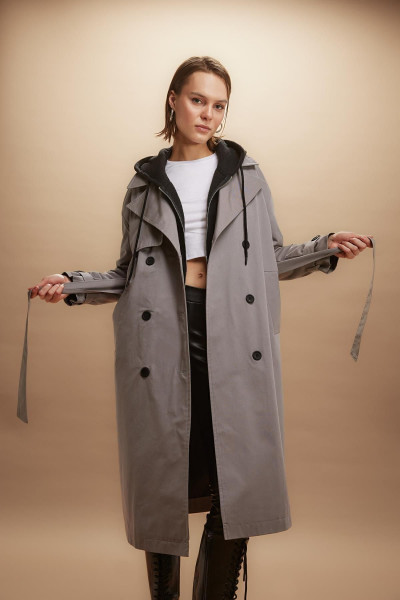 Regular Fit Su Itici Kemerrli Trençkot B2602ax23au Regular Fit Su Itici Kemerrli Trençkot B2602ax23au