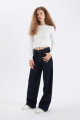 Wide Leg Normal Bel Geniş Paça Uzun Jean Pantolon D3724ax24au Wide Leg Normal Bel Geniş Paça Uzun Jean Pantolon D3724ax24au