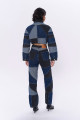 Kadın patch detaylı denim ceket Kadın patch detaylı denim ceket