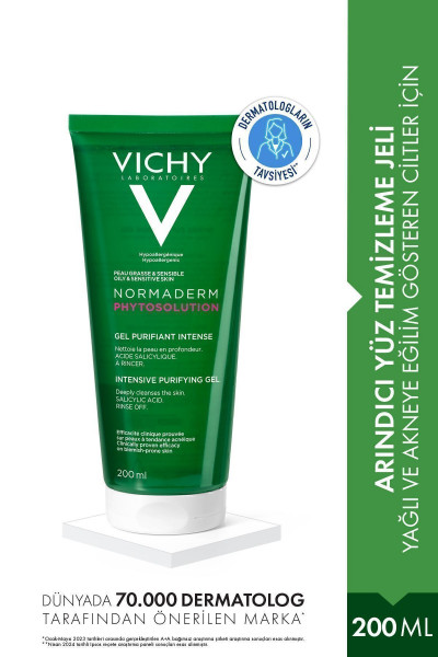 Normaderm Yağlı ve Akneye Eğilimli Ciltler İçin Salisilik Asit İçeren Yüz Temizleme Jeli 200ML Normaderm Yağlı ve Akneye Eğilimli Ciltler İçin Salisilik Asit İçeren Yüz Temizleme Jeli 200ML