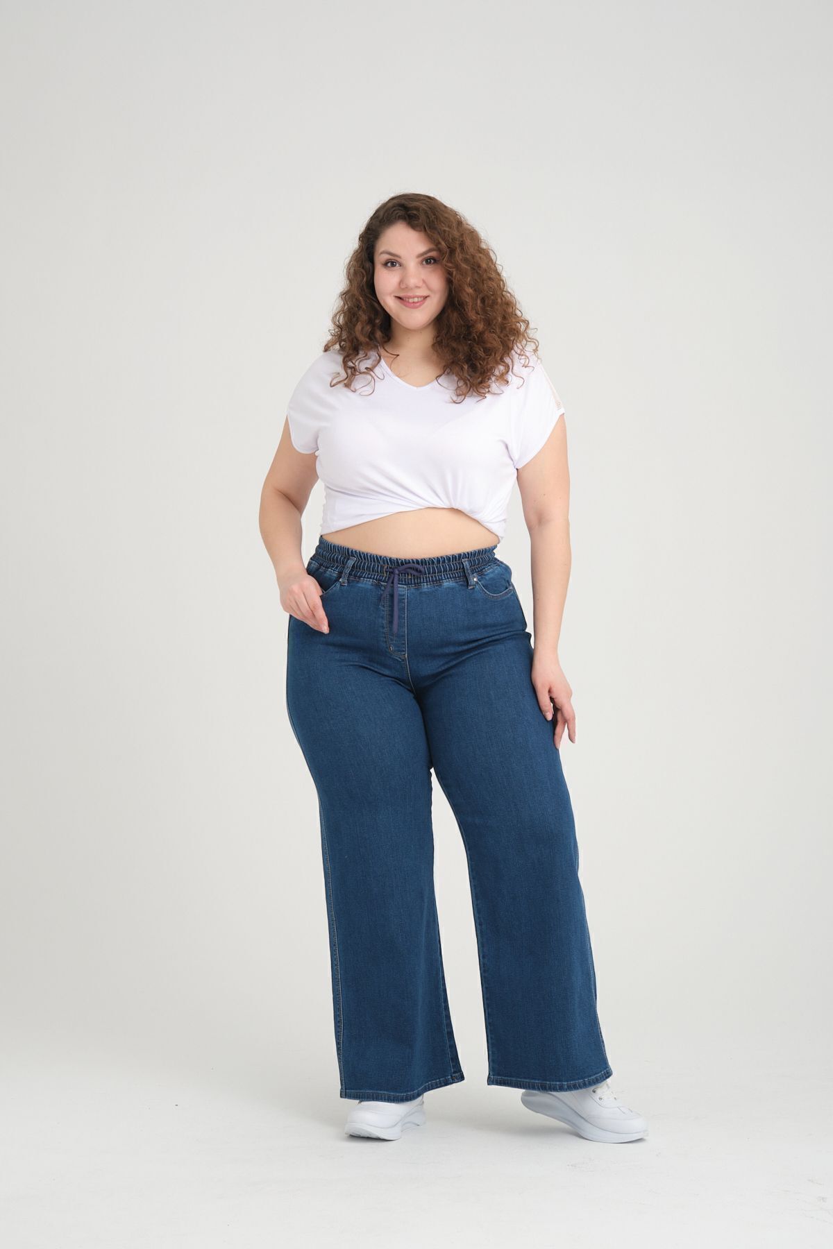 LASTİKLİ BOL PAÇA PANTOLON LASTİKLİ BOL PAÇA PANTOLON