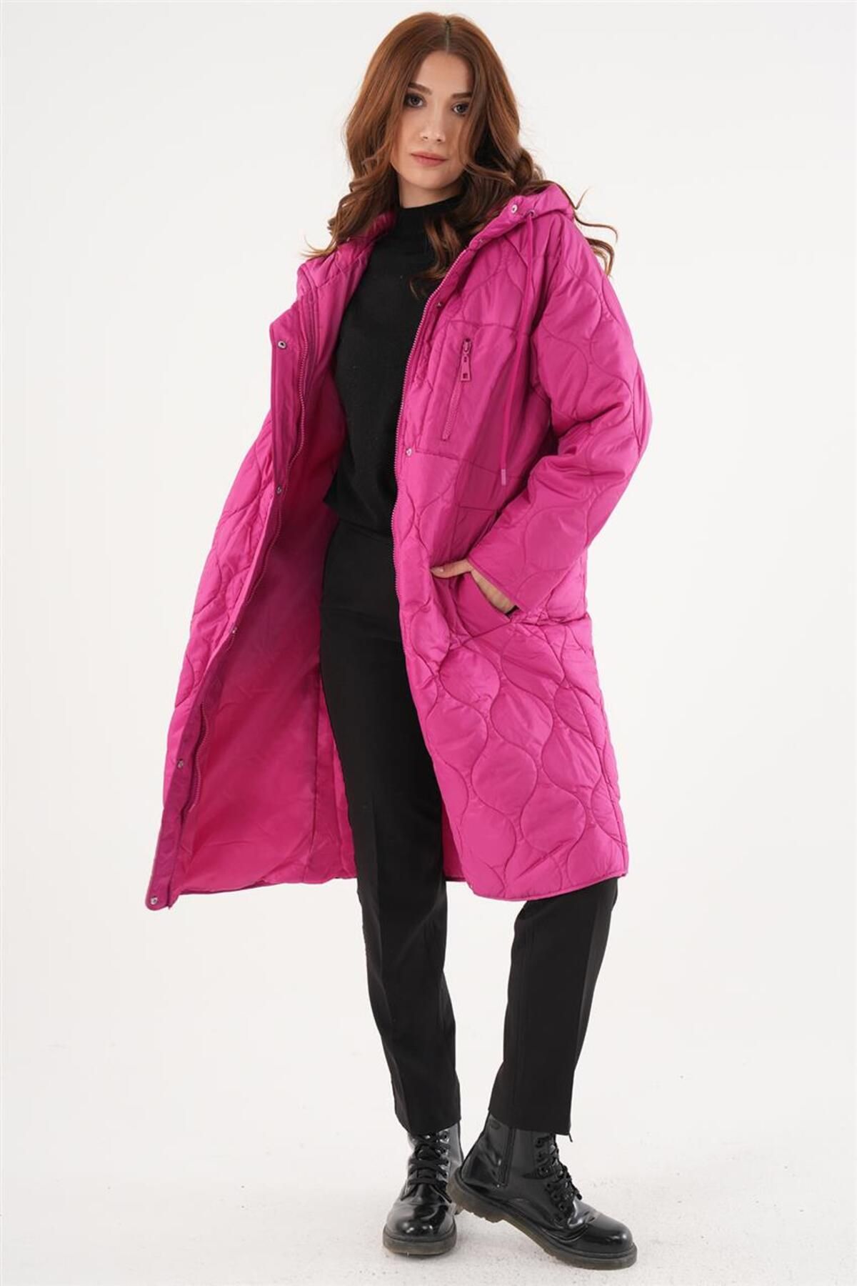 Reglan Kol Uzun Lila Mont Reglan Kol Uzun Lila Mont