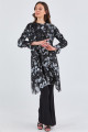 Kolyeli Desenli Gümüş Tunik Kolyeli Desenli Gümüş Tunik