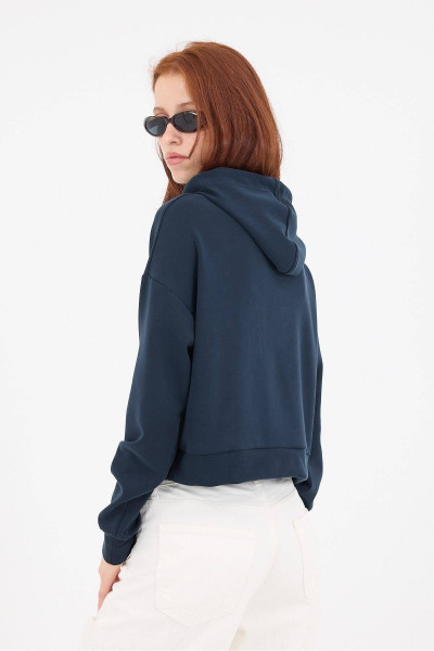 Kapüşonlu Modal Sweatshirt S16590-j3 Kapüşonlu Modal Sweatshirt S16590-j3