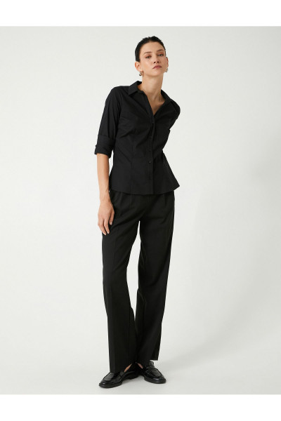 Slim Fit Gömlek Uzun Kollu Klasik Yaka Pamuklu Slim Fit Gömlek Uzun Kollu Klasik Yaka Pamuklu