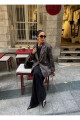 Saja Rsln Leopar Desen Blazer Ceket Saja Rsln Leopar Desen Blazer Ceket