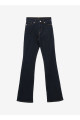 Normal Bel Geniş Paça Flare Koyu İndigo Kadın Denim Pantolon F4SL-PNT0094 Normal Bel Geniş Paça Flare Koyu İndigo Kadın Denim Pantolon F4SL-PNT0094