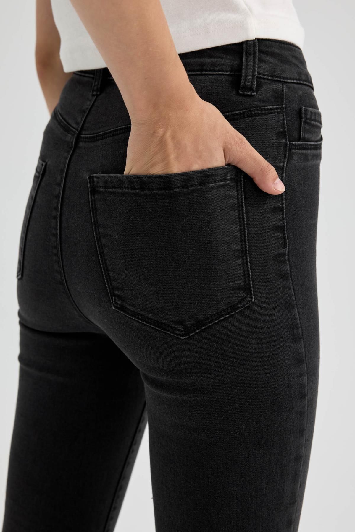 Super Skinny Fit Yüksek Bel Dar Paça Basic Düz Jean Pantolon A5818ax23wn Super Skinny Fit Yüksek Bel Dar Paça Basic Düz Jean Pantolon A5818ax23wn