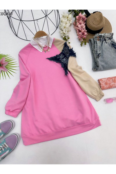 KOT YILDIZ DETAYLI SWEAT KOT YILDIZ DETAYLI SWEAT