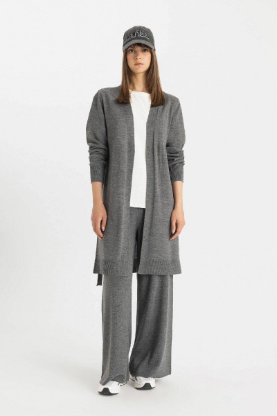 Relax Fit Triko Pantolon Basic Düz Beli Lastikli Geniş Paça V0088az24au Relax Fit Triko Pantolon Basic Düz Beli Lastikli Geniş Paça V0088az24au