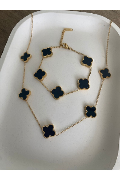 Van Cleef Kolye Bileklik Set (ÇİFT YÖNLÜDÜR) Van Cleef Kolye Bileklik Set (ÇİFT YÖNLÜDÜR)
