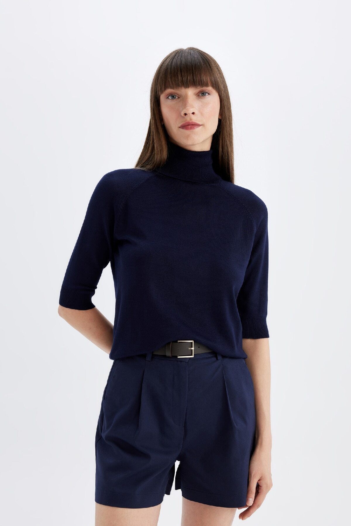 Regular Fit Balıkçı Yaka Yarım Kol Basic Düz Triko Kazak U8280az24au Regular Fit Balıkçı Yaka Yarım Kol Basic Düz Triko Kazak U8280az24au