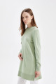 Regular Fit Bisiklet Yaka Yandan Yırtmaçlı Basic Düz Kazak Tunik H3431az24au Regular Fit Bisiklet Yaka Yandan Yırtmaçlı Basic Düz Kazak Tunik H3431az24au