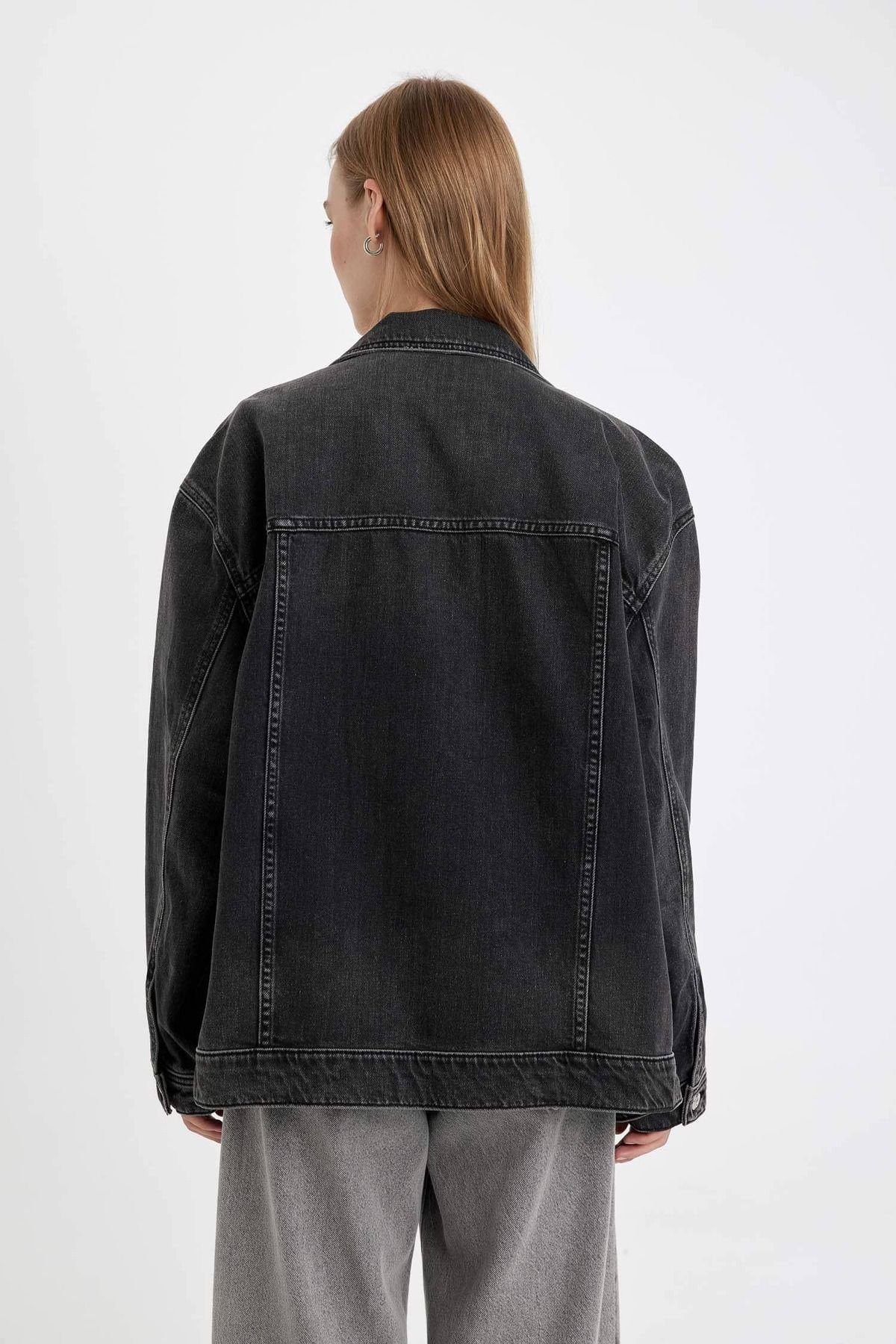 Oversize Fit Geniş Kalıp Jean Ceket 3149022 Oversize Fit Geniş Kalıp Jean Ceket 3149022
