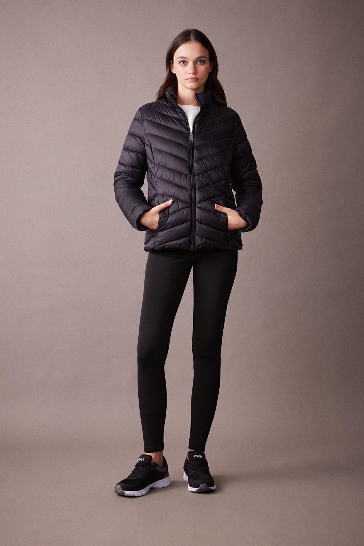 Su Itici Regular Kalıp Kapitoneli Şişme Mont A0974ax23au Su Itici Regular Kalıp Kapitoneli Şişme Mont A0974ax23au