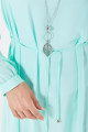 Kolyeli Dik Yaka Mint Tunik Kolyeli Dik Yaka Mint Tunik