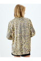 Leopar Desenli Saten Gömlek Uzun Kollu Regular Fit Leopar Desenli Saten Gömlek Uzun Kollu Regular Fit