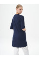 Sıfır Yaka Basic Kısa Kollu T-shirt Lacivert Sıfır Yaka Basic Kısa Kollu T-shirt Lacivert