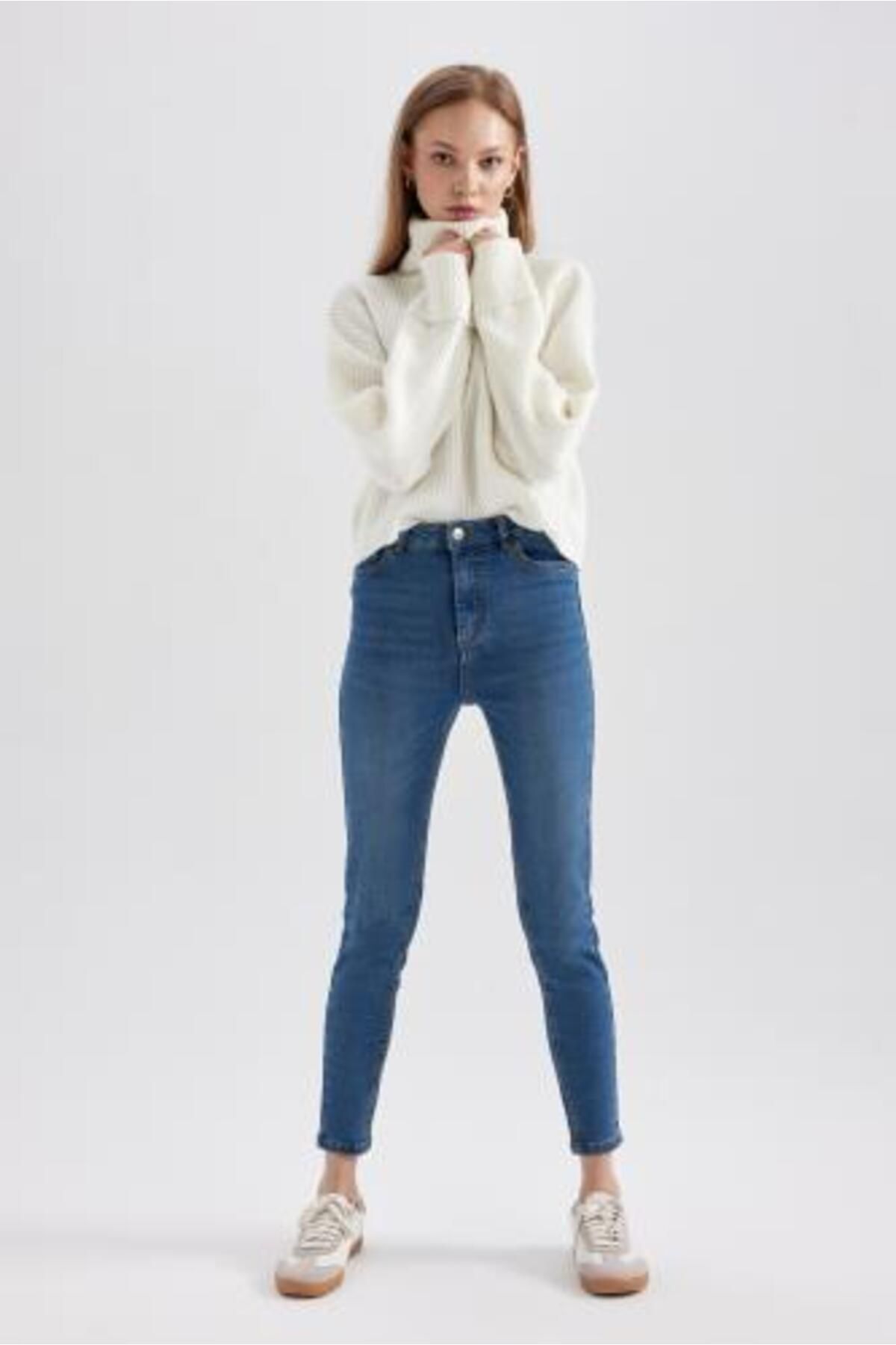 Skinny Fit Dar Paça Cepli Bilek Boy Jean Pantolon A3697ax23wn Skinny Fit Dar Paça Cepli Bilek Boy Jean Pantolon A3697ax23wn