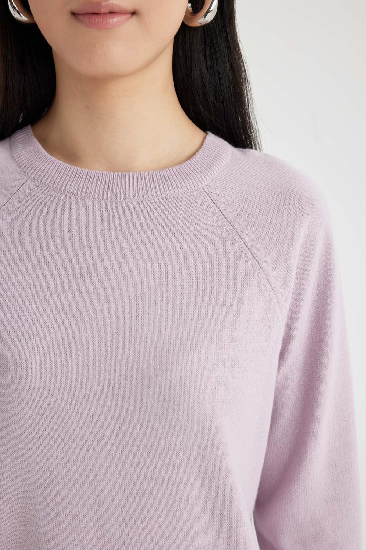 Regular Fit Yumuşak Dokulu Bisiklet Yaka Reglan Kol Basic Düz Triko Kazak I6913az24wn Regular Fit Yumuşak Dokulu Bisiklet Yaka Reglan Kol Basic Düz Triko Kazak I6913az24wn