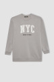 Regular Fit Bisiklet Yaka Içi Yumuşak Tüylü Sweatshirt Tunik B9299ax24sp Regular Fit Bisiklet Yaka Içi Yumuşak Tüylü Sweatshirt Tunik B9299ax24sp
