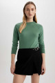Regular Fit Bisiklet Yaka Basic Kazak I6913az23wn Regular Fit Bisiklet Yaka Basic Kazak I6913az23wn