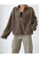 KAHVERENGİ PELUŞ MONT KAHVERENGİ PELUŞ MONT