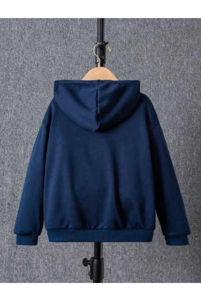 Unisex Lacivert Fermuarlı Sweat Hırka Unisex Lacivert Fermuarlı Sweat Hırka