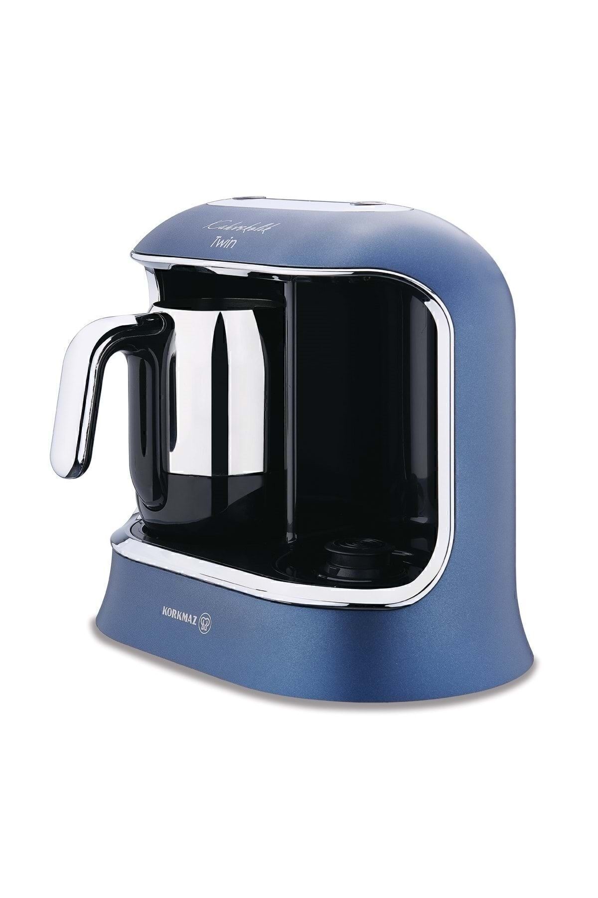 Kahvekolik Twin Kahve Makinası Azura\krom A861-03 Kahvekolik Twin Kahve Makinası Azura\krom A861-03