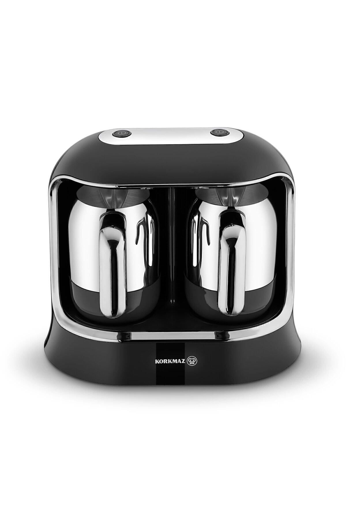 Kahvekolik Twin Siyah/krom Otomatik Kahve Makinesi Kahvekolik Twin Siyah/krom Otomatik Kahve Makinesi