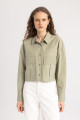 Regular Fit Basic Poplin Basic Uzun Kollu Gömlek C3164ax24sp