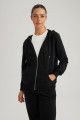 Regular Fit Kapüşonlu Fermuarlı Basic Sweatshirt Y1502az23au Regular Fit Kapüşonlu Fermuarlı Basic Sweatshirt Y1502az23au