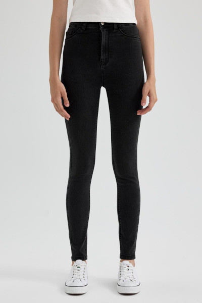 Super Skinny Fit Yüksek Bel Dar Paça Basic Düz Jean Pantolon A5818ax23wn Super Skinny Fit Yüksek Bel Dar Paça Basic Düz Jean Pantolon A5818ax23wn