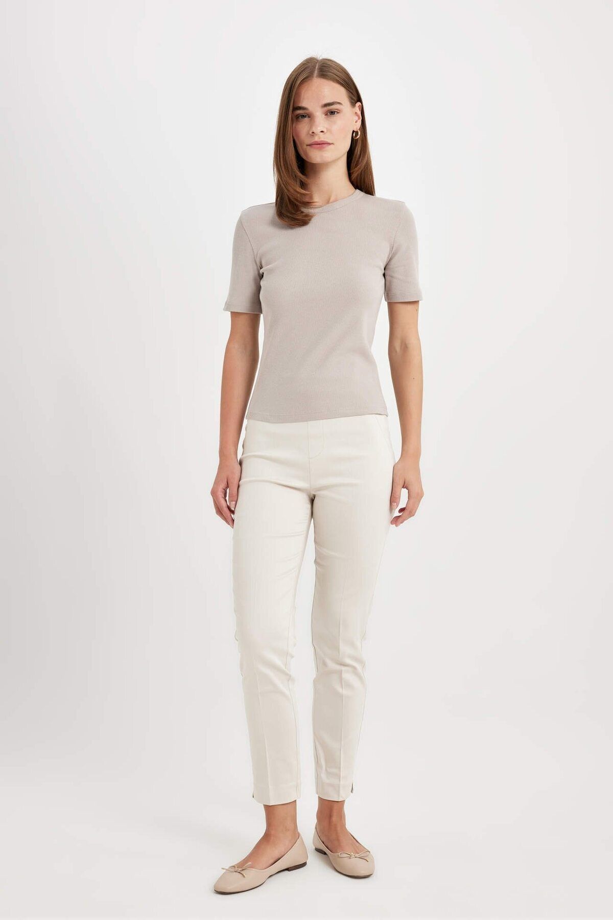 Slim Fit Bisiklet Yaka Fitilli Kaşkorse Basic Kısa Kollu Tişört C0097ax24sm Slim Fit Bisiklet Yaka Fitilli Kaşkorse Basic Kısa Kollu Tişört C0097ax24sm