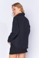 Siyah Cebi Taş Detaylı Oversize Kadın Poplin Gömlek| Ek1000168772-8772 Siyah Cebi Taş Detaylı Oversize Kadın Poplin Gömlek| Ek1000168772-8772