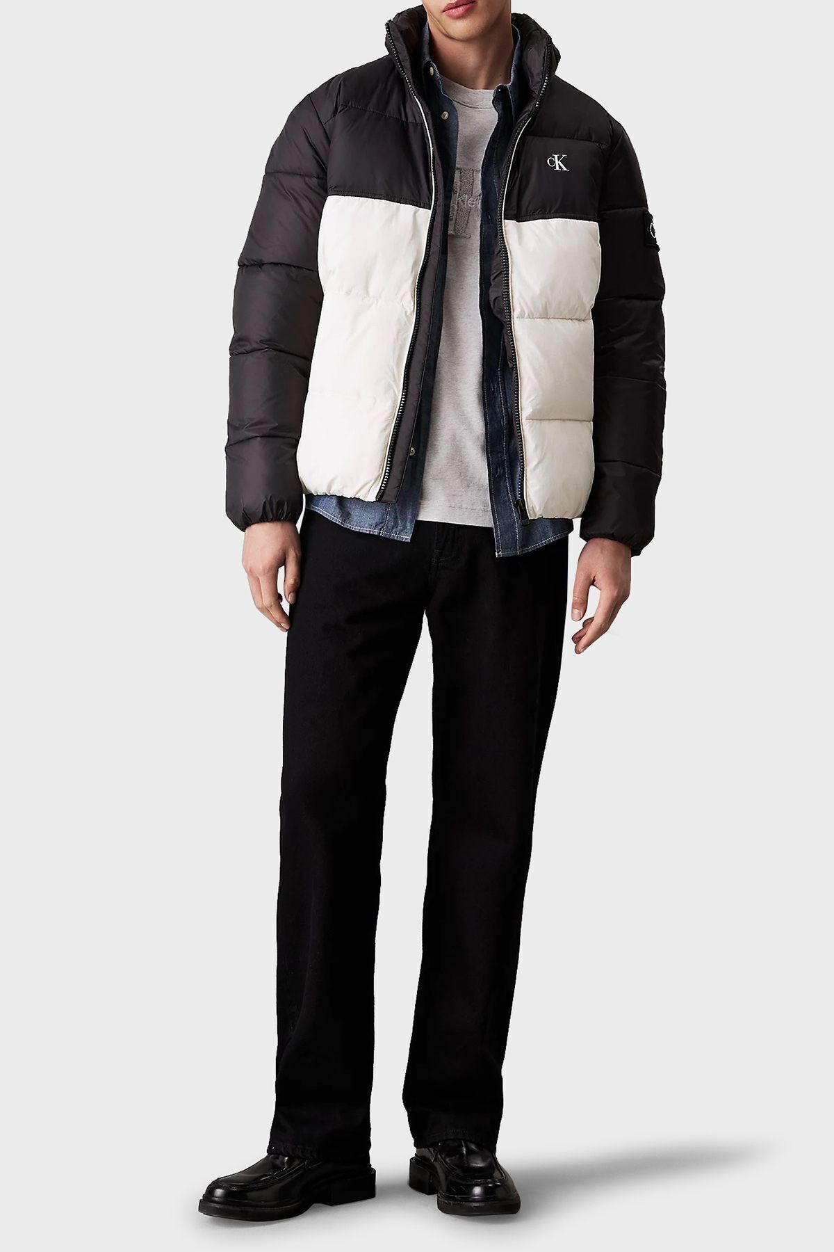 Regular Fit Renk Bloklu Şişme Mont J30J325584YBI Erkek MONT J30J325584 YBI Regular Fit Renk Bloklu Şişme Mont J30J325584YBI Erkek MONT J30J325584 YBI