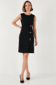Regular Fit Yırtmaçlı Mini Tüvit Kalem Elbise ELBİSE 611EL594 Regular Fit Yırtmaçlı Mini Tüvit Kalem Elbise ELBİSE 611EL594