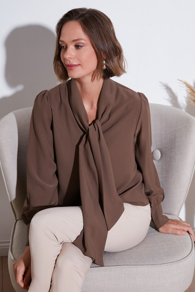 Regular Fit Bağlama Detaylı V Yaka Gömlek  GÖMLEK 611GO0202