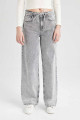 Wide Leg Yüksek Bel Uzun Jean Yıkamalı Pantolon D5596AX24WN Wide Leg Yüksek Bel Uzun Jean Yıkamalı Pantolon D5596AX24WN