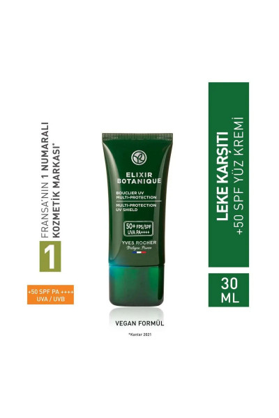 50+ SPF Yüz Kremi - Yaşlanma Karşıtı Bitkisel Antioksidan Bakım / Elixir Botanique 50+ SPF Yüz Kremi - Yaşlanma Karşıtı Bitkisel Antioksidan Bakım / Elixir Botanique