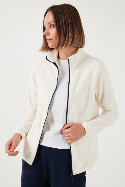 Slim Fit Anti-Pilling Tüylenme Yapmayan Fermuarlı  Polar Hırka  HIRKA 5907012