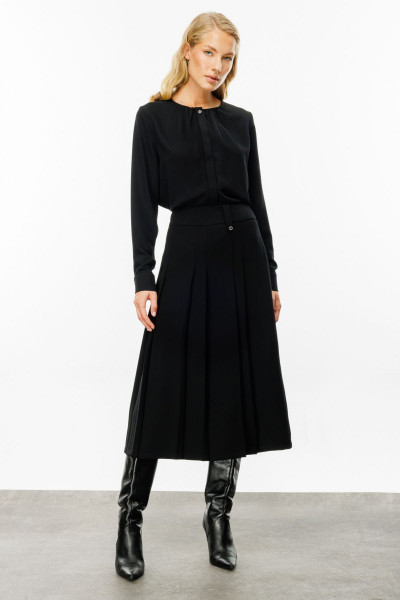 Kalın Bel Piliseli Etek Kalın Bel Piliseli Etek