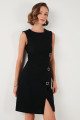 Regular Fit Yırtmaçlı Mini Tüvit Kalem Elbise ELBİSE 611EL594 Regular Fit Yırtmaçlı Mini Tüvit Kalem Elbise ELBİSE 611EL594
