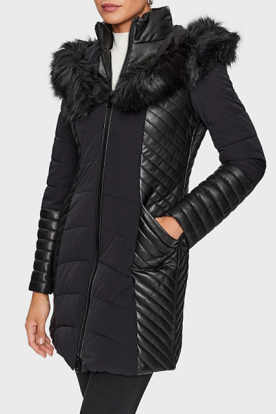 New Oxana Slim Fit Suya Dayanıklı Şişme Mont MONT W3BL26W6NW2 JBLK New Oxana Slim Fit Suya Dayanıklı Şişme Mont MONT W3BL26W6NW2 JBLK