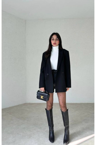 Kadın Yeni Sezon Oversize Blazer Ceket Kadın Yeni Sezon Oversize Blazer Ceket