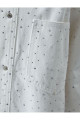 Oversize Taşlı Gömlek Ceket Ekstra Uzun Cepli Oversize Taşlı Gömlek Ceket Ekstra Uzun Cepli