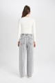 Wide Leg Yüksek Bel Uzun Jean Yıkamalı Pantolon D5596AX24WN Wide Leg Yüksek Bel Uzun Jean Yıkamalı Pantolon D5596AX24WN