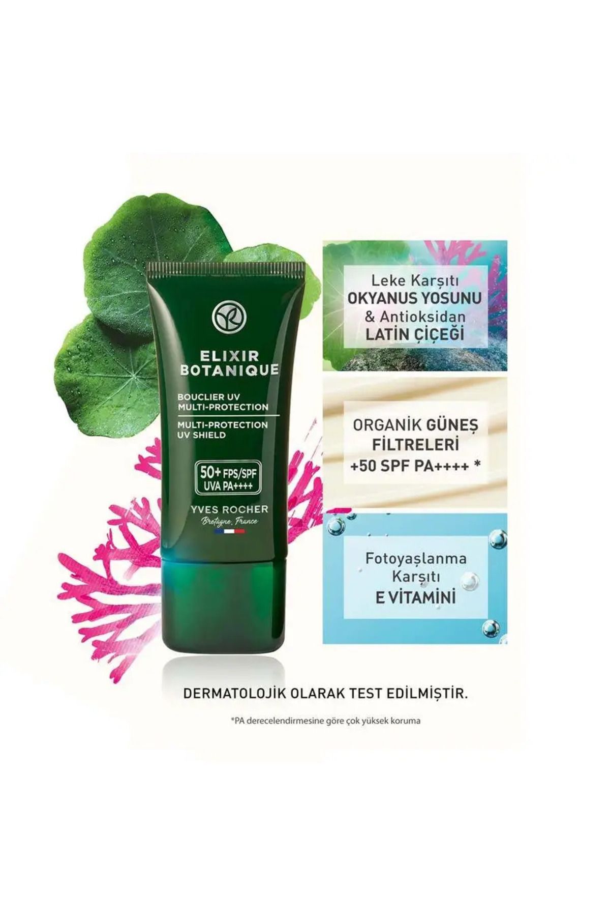 50+ SPF Yüz Kremi - Yaşlanma Karşıtı Bitkisel Antioksidan Bakım / Elixir Botanique 50+ SPF Yüz Kremi - Yaşlanma Karşıtı Bitkisel Antioksidan Bakım / Elixir Botanique