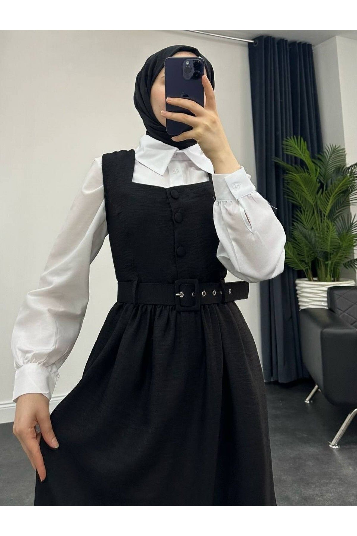 Top Düğmeli Gömlekli Ikili Takım Jile Top Düğmeli Gömlekli Ikili Takım Jile