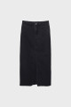 Uzun Denim Comfort Etek